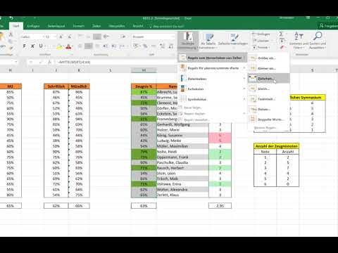Bedingte Formatierung: Arbeitsblatt 13 Nr. 6