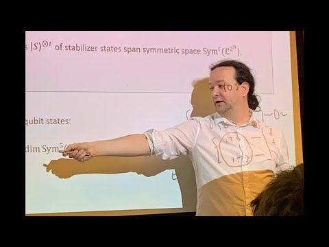 David Gross | July 28, 2020 | Representations of the Clifford Group and Quantum Information