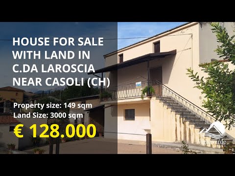 𝐈𝐭𝐚𝐥𝐢𝐚𝐧 𝐇𝐨𝐮𝐬𝐞 𝐟𝐨𝐫 𝐬𝐚𝐥𝐞 𝐢𝐧 𝐂.𝐝𝐚 𝐋𝐚𝐫𝐨𝐬𝐜𝐢𝐚 𝐧𝐞𝐚𝐫 𝐂𝐚𝐬𝐨𝐥𝐢 | 𝐀𝐛𝐫𝐮𝐳𝐳𝐨 𝐈𝐭𝐚𝐥𝐲 | € 𝟏𝟐𝟖.𝟎𝟎𝟎