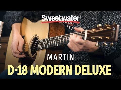 Martin D-18 Modern Deluxe Acoustic Guitar - Natural | Sweetwater
