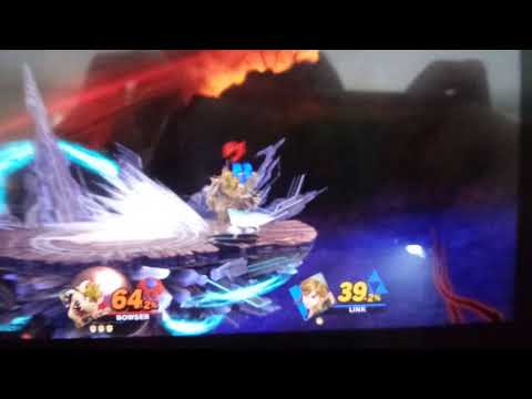 Bowser drop kick over drive