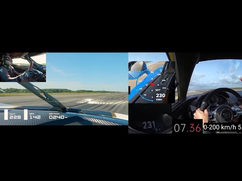 Koenigsegg Regera Vs Bugatti Chiron Pur Sport Acceleration 0-300 km/h Comparison