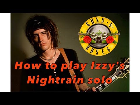 Izzy Stradlin Nightrain guitar solo lesson (Guns N' Roses) - Weekend Wankshop 213
