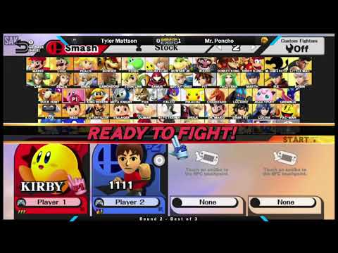 Game On Expo Smash 4 Round 2 - Tyler Mattson (Kirby) vs Mr. Poncho (Shulk)