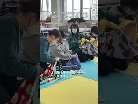 4年生「赤十字健康生活支援法」赤十字ならではのカリキュラム【日本赤十字北海道看護大学】#shorts
