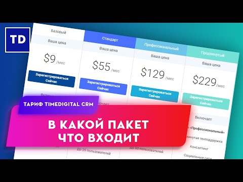 TimeDigital CRM видео