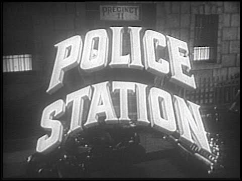 Police Station | Rare 1959 TV show