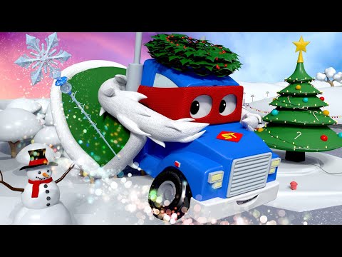 Super Kamion Carl u Auto Gradu 🚚 ⍟  Stara Buba Henry MRZI Božić - Crtani sa kamionima za djecu