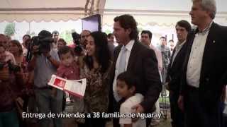 preview picture of video 'Entrega de viviendas a 38 familias de Aguaray, Salta'