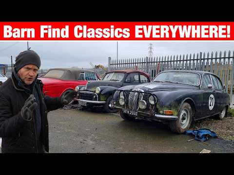 Barn Find Classic Cars EVERYWHERE! 50+ Abandoned Classics Including Jaguar, Mercedes, Bentley!