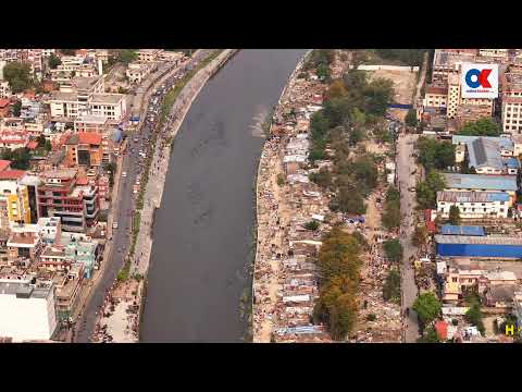 थापाथली सुकुमवासी बस्तीमा डोजर चल्यो (Drone Live)