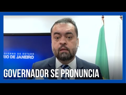 Governor speaks about mega-operation in Penha.