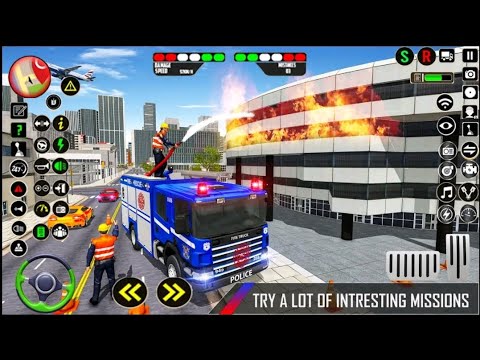Policeman-Firetruck and Ambulance Driver Simulator  - Android Games