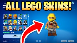 How To Get ALL Lego Skins In Fortnite! (Lego Edit Styles)