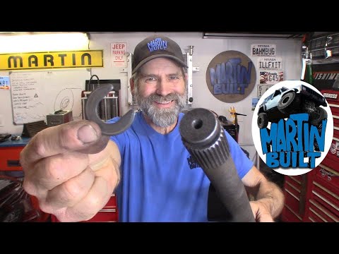 How to Remove C-Clip Axle Shaft from Chrysler 9.25 and more