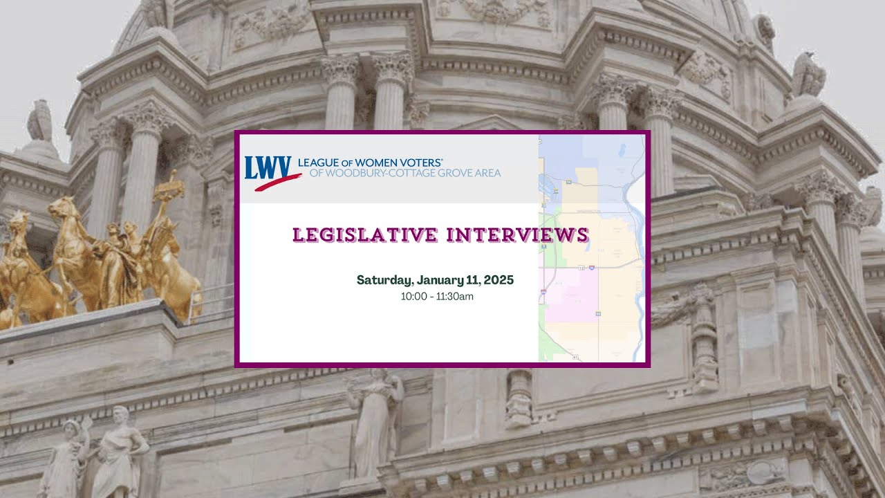 WCGA Legislative Interviews - January 11, 2025