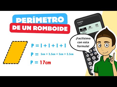 PERIMETER OF THE RHOMBOID WITH CALCULATOR 😊