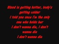 Hollywood Undead - I Don't Wanna Die (lyrics ...