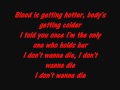 Hollywood Undead - I Don't Wanna Die (lyrics ...