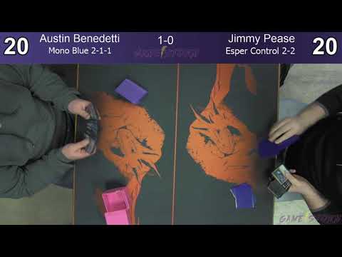 Austin Benedetti (Mono Blue) vs Jimmy Pease (Esper Control) - Friday Night Standard 2/22/19