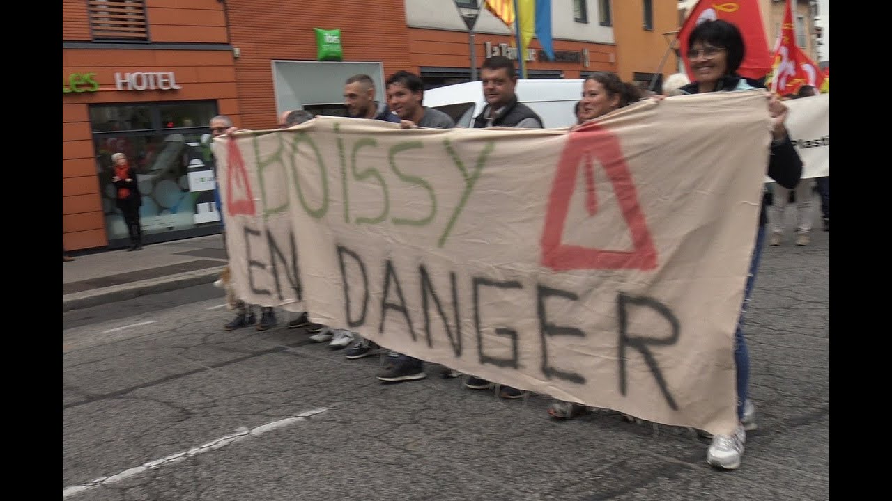 Manifestation au Puy-en-Velay, le 01/10/24.