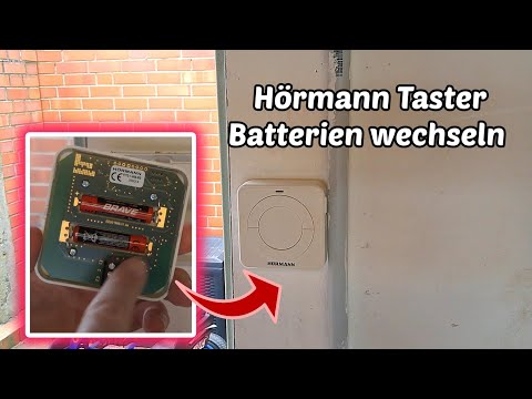 Hörmann Funk-Innentaster Batteriewechsel | So geht's