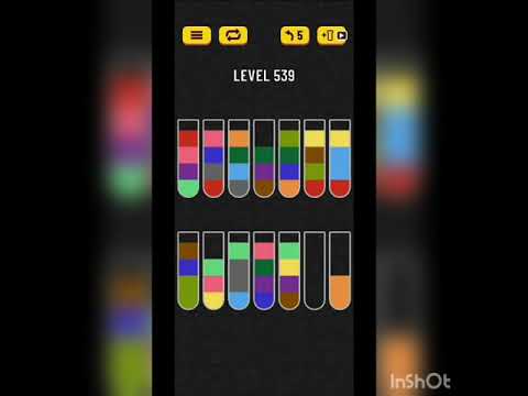 Water sort puzzle level 539