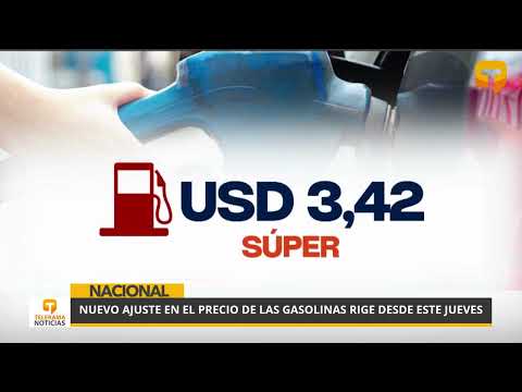 Nuevo ajuste en el precio de las gasolinas rige desde este jueves