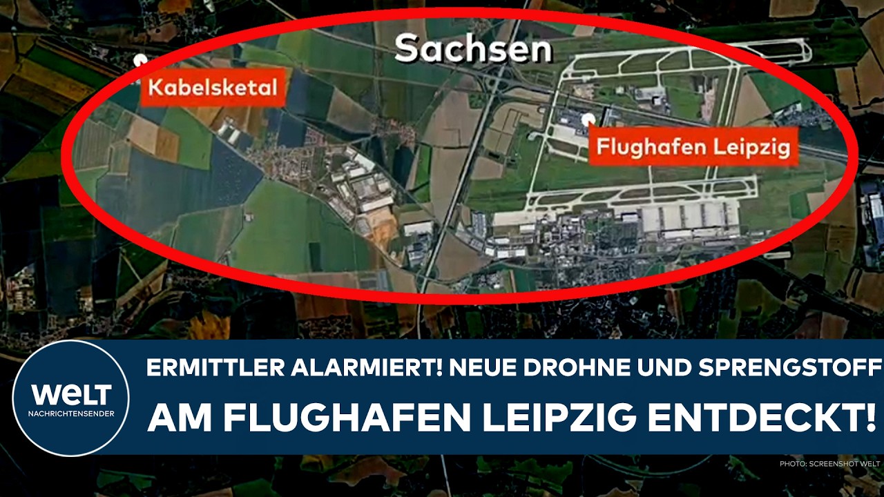 LEIPZIG: Ermittler alarmiert! Neue Drohne und Sprengstoff im Umfeld des Flughafens entdeckt