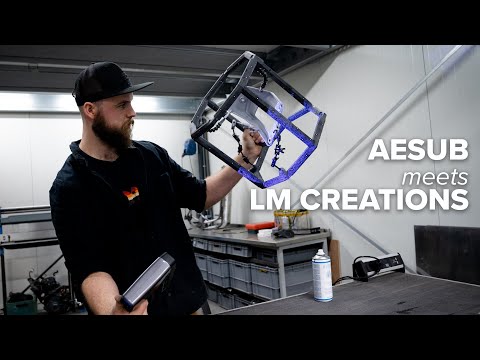 AESUB meets LM CREATIONS testing our new TARGET FRAME