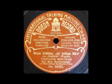 Auf wolkigen Höh'n (Theodor Bertram)