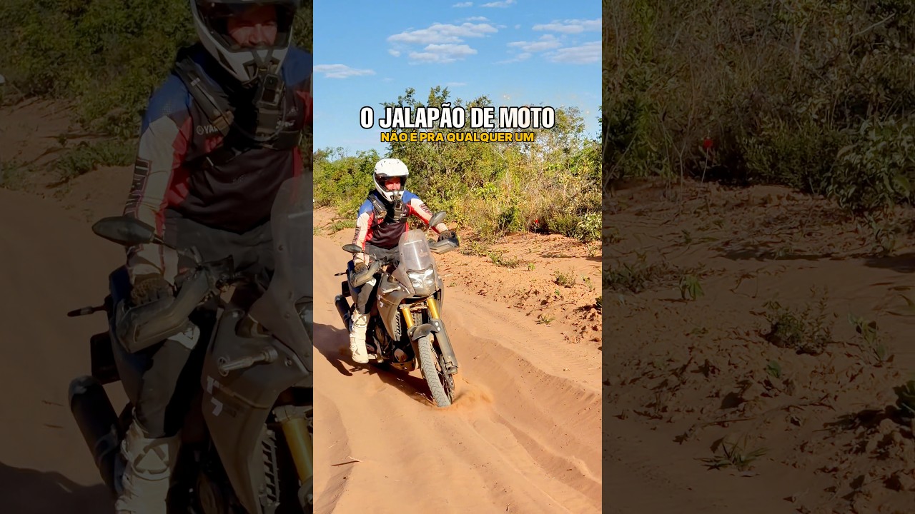 🚨Jalapão de moto não é pra qualquer um! Viajar de Tenere 700 foi sensacional #motos