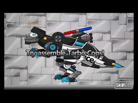 Dino Robot Transformer Tarbo Cops