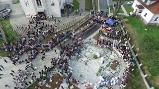 Odsłonięcie pomnika św. Jana Pawła II w Jabłonce