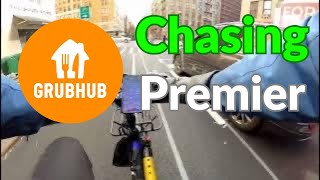 Chasing Premier On Grubhub | New York City Delivery Vlog