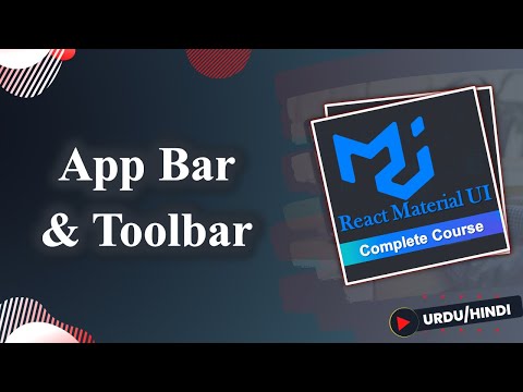 AppBar and Toolbar in Material UI | Material UI in Hindi
