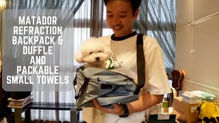 PACKABLE BAGS AND TOWELS - SUPER LIGHT, SUPER COMPACT MATADOR ITEMS