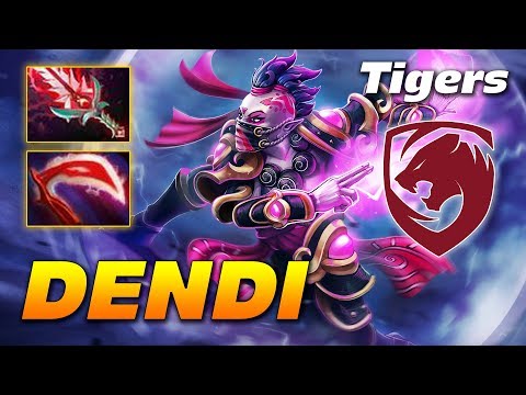 Dendi Templar Assassin Team Tigers | Dota 2 Pro Gameplay