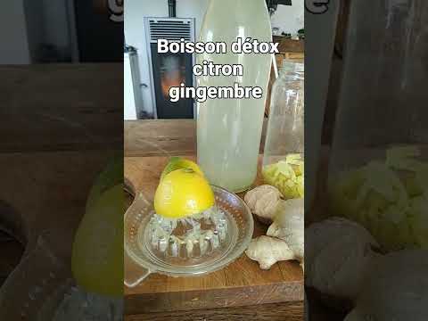 Recette Infusion detox citron-gingembre