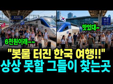외국인들이 한국여행와서 가장 먼저 찾는 의외의 장소들. 서울로 안가고 여기로 몰리는 이유