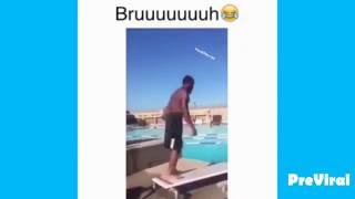 Black guy jumps in the water but can't even swim - funny instagram video
