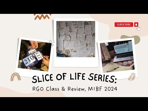 Slice of Life Series: RGO Class & Review, MIBF 2024