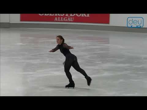 Yasmine FERNANDEZ. Oberstdorf 2018. Bronze Ladies III A - Free Skating. 14 place