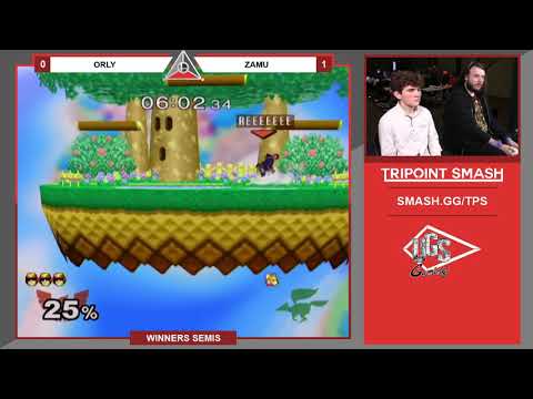 ORLY (Falcon) vs Zamu (Fox) - Tripoint Smash 14 Melee Winners Semis