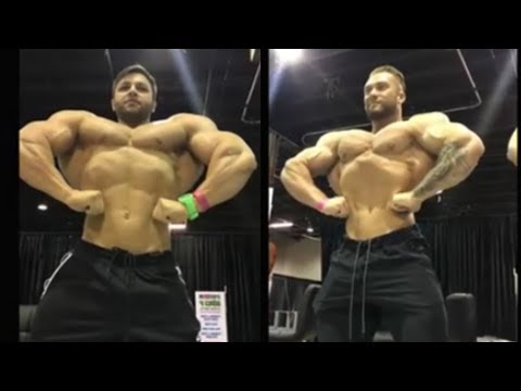 Regan Grimes and Chris Bumstead Posedown
