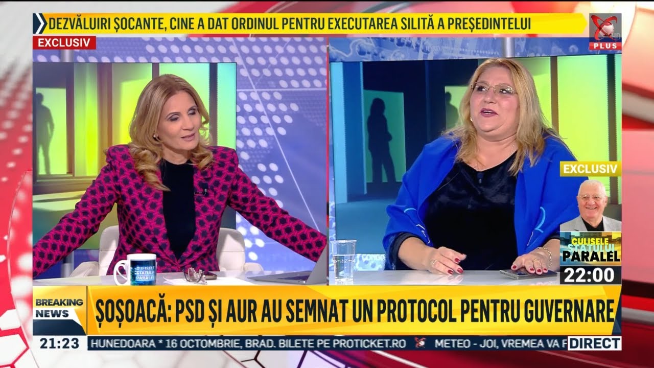 Europarlamentarul Diana Iovanovici-Șoșoacă la emisiunea Culisele Statului Paralel (25 sept. 2024)