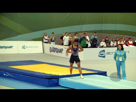 YUSSUPOV Rustam (KAZ) - 2018 Trampoline Worlds, St. Petersburg (RUS) - Qualification Tumbling R1