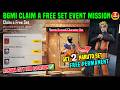 CLAIM A FREE SET BGMI EVENT COMPLETE ALL THE FOLLOWING TASKS TO GET BGMI ME NARUTO SET KAISE LE
