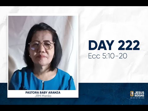 Day 222 of #JRMFamilyAltar