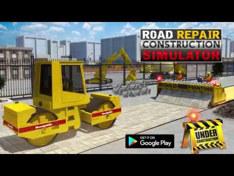 Pothole Repair Heavy Duty Truck: Road Construction Video